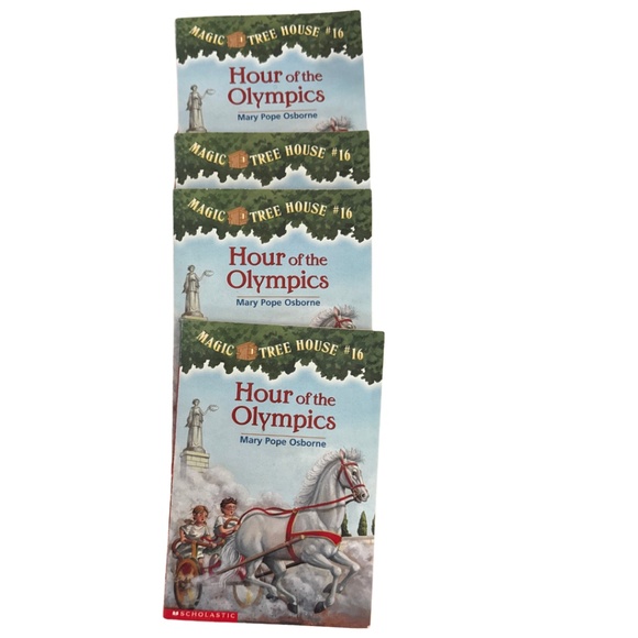 📚 Magic Tree House #16 – Hour of the Olympics (Set of 4) - Picture 1 of 5
